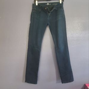 7 for all mankind blue jeans